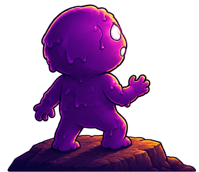 Goobo standing on a rock